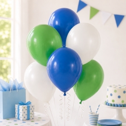 Green, Blue & White 12